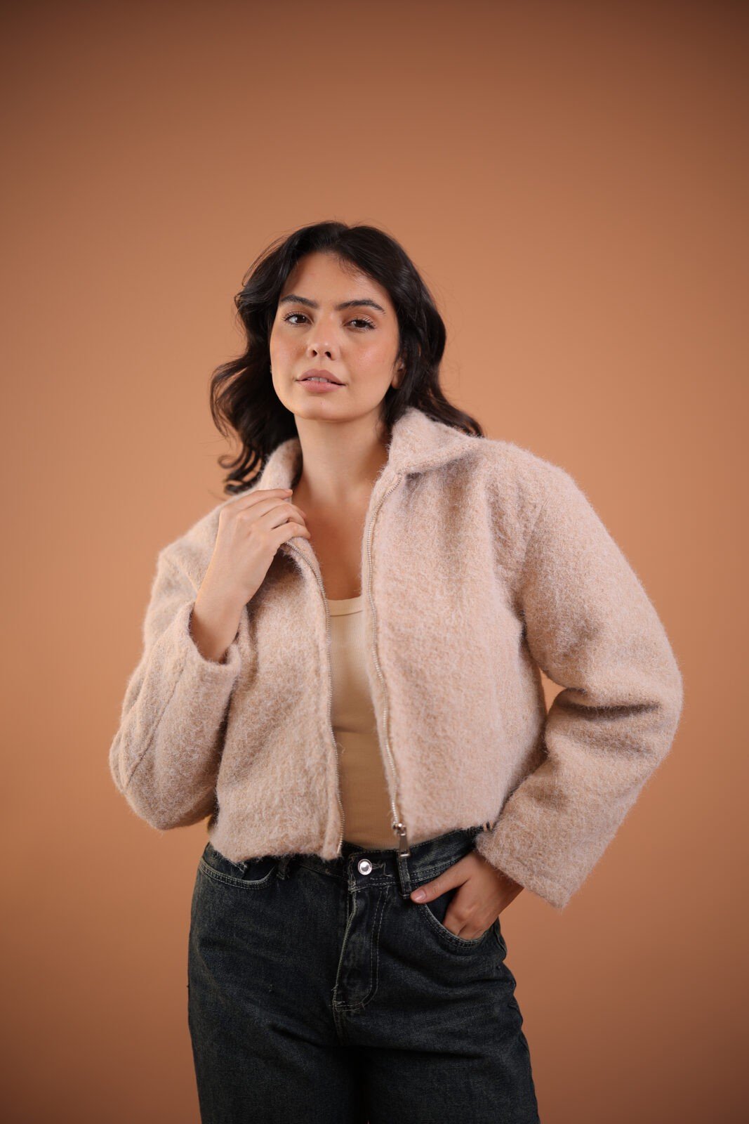 كود 511 – جاكيت صوف مشعر قصير – FLORYA (35)