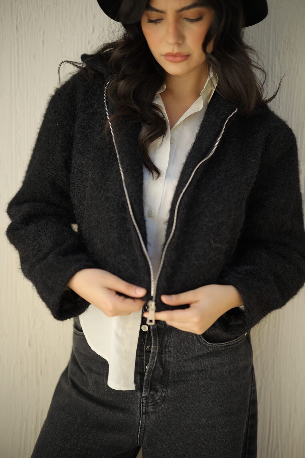 كود 511 – جاكيت صوف مشعر قصير – FLORYA (60)