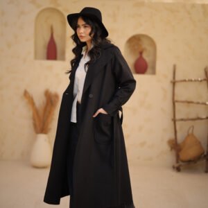 Heavy Textured Wool Coat