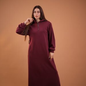 Long Milton Hoodie with Zipper