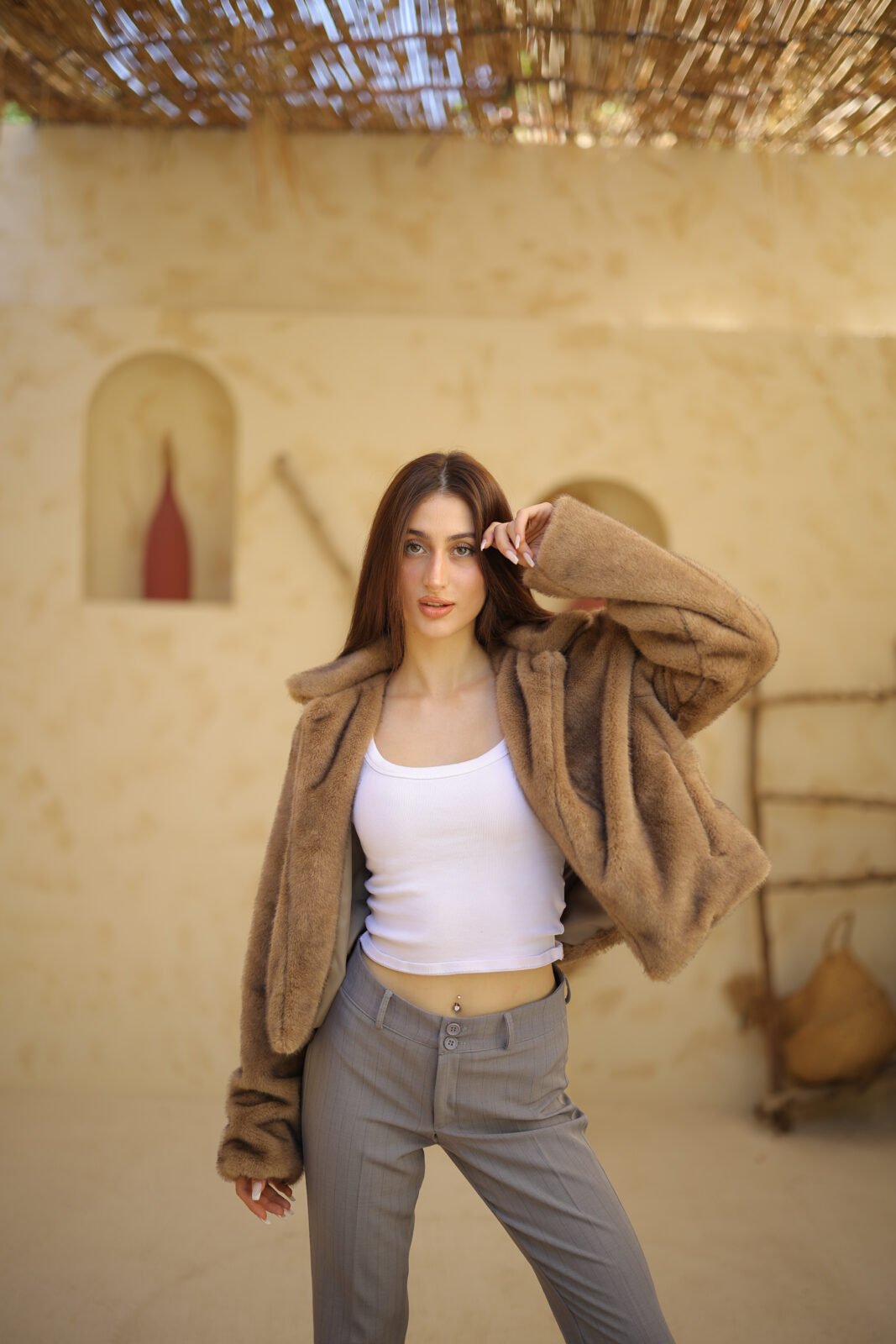 كود 529 – جاكيت قصير فرو زارا – FLORYA (18)