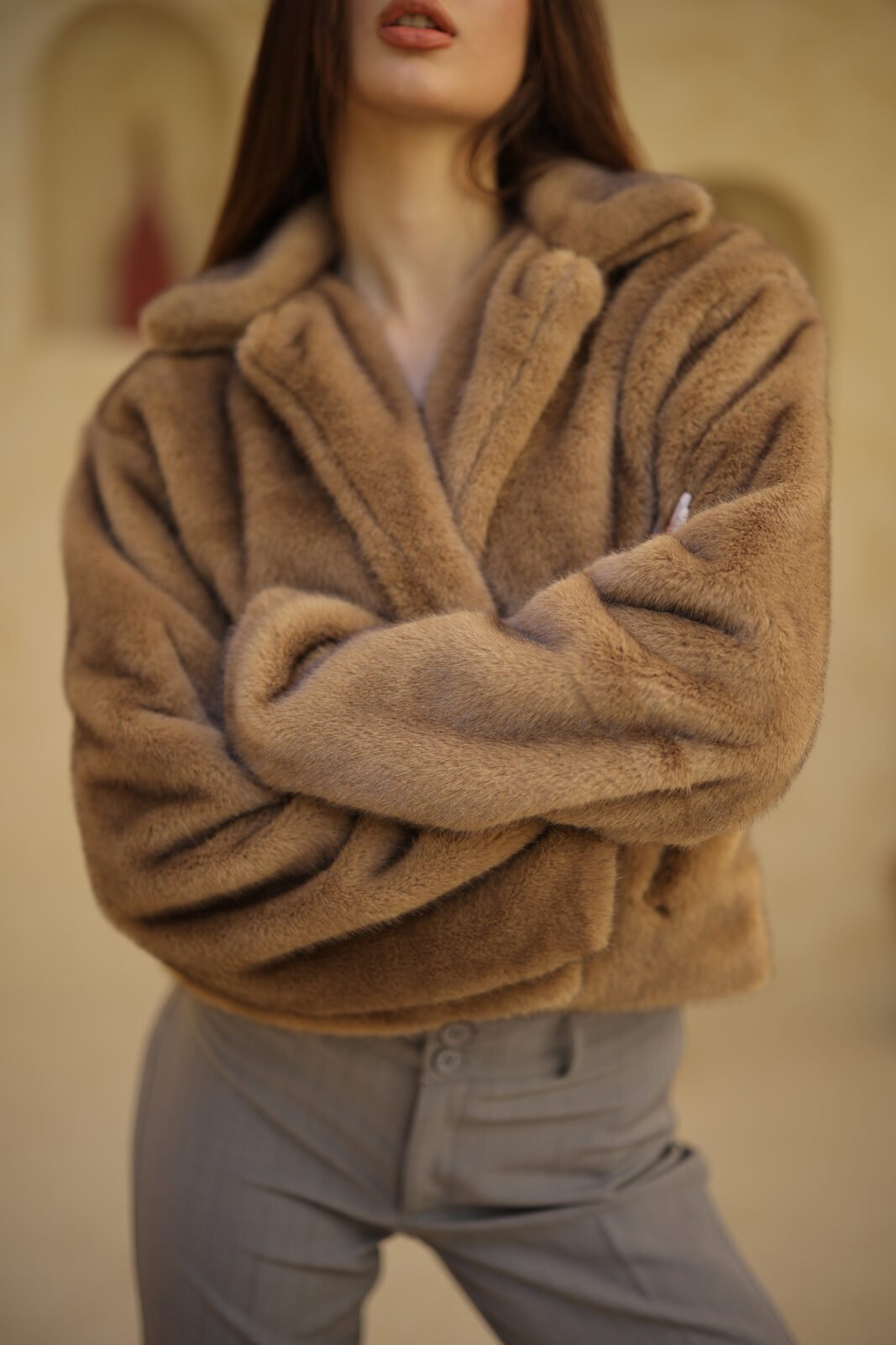 كود 529 – جاكيت قصير فرو زارا – FLORYA (24)