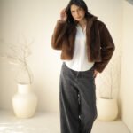 جاكيت قصير فرو زارا